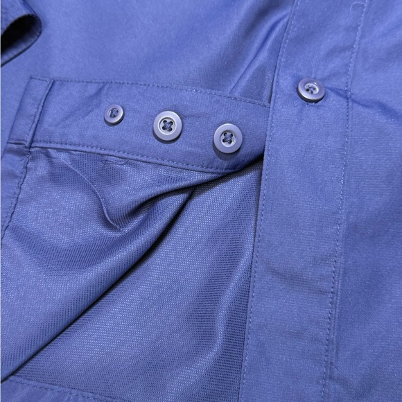 Realtree Men's Fishing Deep Blue Button-Down Shirt - Picture 5 of 8